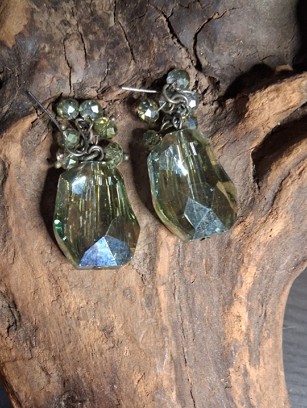Crystal Drop Earrings - Unbranded